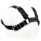 BDSMstore – Bulldog leather chest harness – black – S–XL — Photo 1