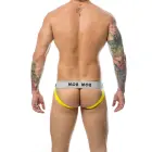 MOB Stripe Classic spordialuspüksid – kollased – XXL — Foto 4