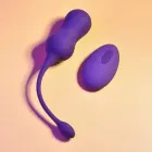 Playboy Pleasure Double Time Kegel Trainer Vibrator – 17.8 cm (7″) – Purple — Photo 3
