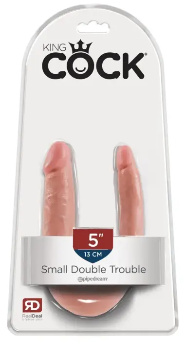King Cock mazs dubultais dildo – 30 cm (12″)