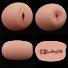 LoveToy Slider – divpusējs masturbators – vagīna un anuss – miesas krāsā — Foto 2