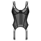 Obsessive Arrowel Basque with Straps – Black – 2XL/3XL — Photo 4