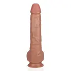 Ypač didelis tiesus dildo su sėklidėmis – 35.5 cm (14″) – kūno spalva — Nuotrauka 5