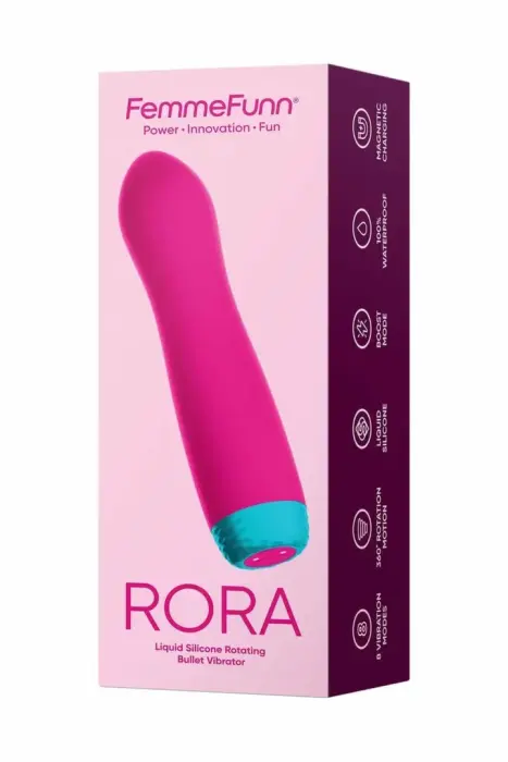 FemmeFunn Rora вращающийся вибратор – 17 см (6.7″) – розовый