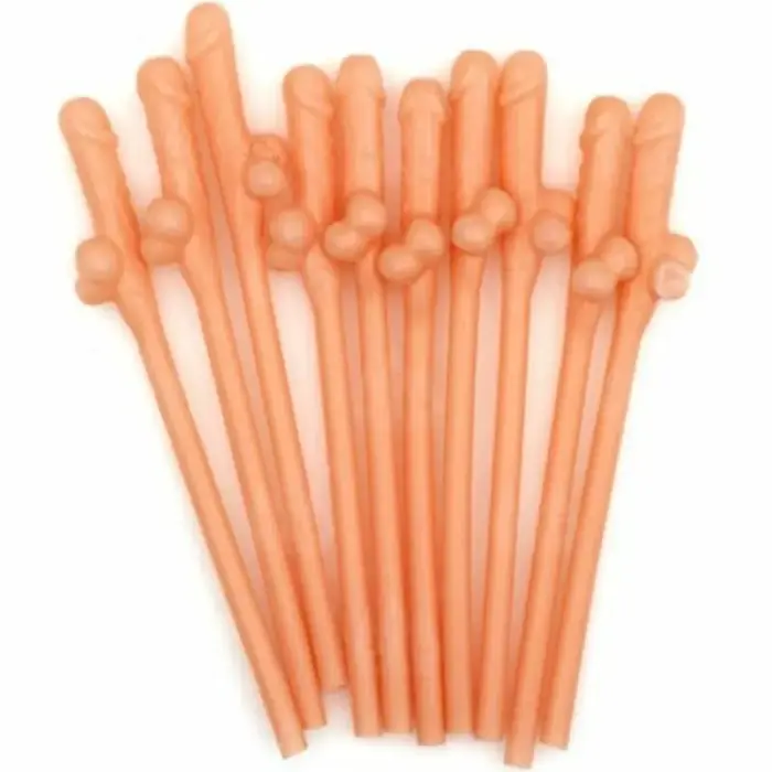 Diablo Picante novelty themed party straws – multicolour – 10 pcs