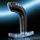 EXO Rogue metāla e-stim prostatas masieris – 9 cm (3.5″) – Caurspīdīgs — Foto 7
