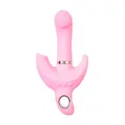 JOS Twistme кролик-вибратор с клиторальным стимулятором – 19.5 cm – розовый — Фото 4