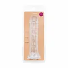 You2Toys Jelly – klasisks caurspīdīgs želejas dildo – 18 cm — Foto 10