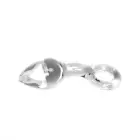 Kiotos stikla dildo – 14.5 cm (5.7″) – Caurspīdīgs — Foto 2