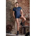 Men's Shirt with Lacing and D-Ring – Blue/Black – L — Photo 8