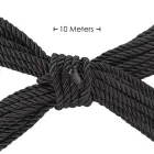 Polyester Bondage Rope - 10 m - Black Foto 2