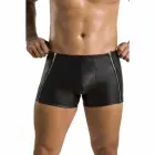 Passion 049 David – men's matte faux leather shorts – black – S/M — Photo 3