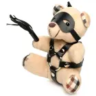 Bondage Bear BDSM teddy keychain – light peach — Photo 2