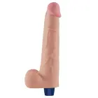 REAL SOFTEE laetav vibreeriv dildo – 26.5 cm (10.5″) – nahavärv — Foto 5