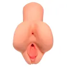 PDX Plus Pick Your Pleasure Dual Masturbator – 16.5 cm (6.5″) – Skin — Photo 3