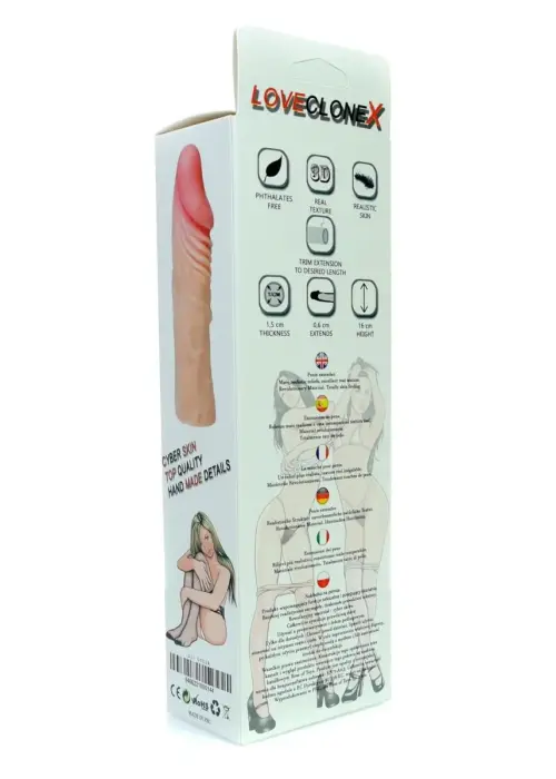 Gladiator – realistlik Cyberskin peenisehülss – 16 cm