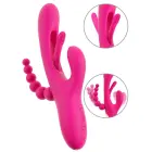 Sweet Smile Triple Vibe Vibrator with Flicking Tongue – 24.4 cm (9.6″) – Pink — Photo 2