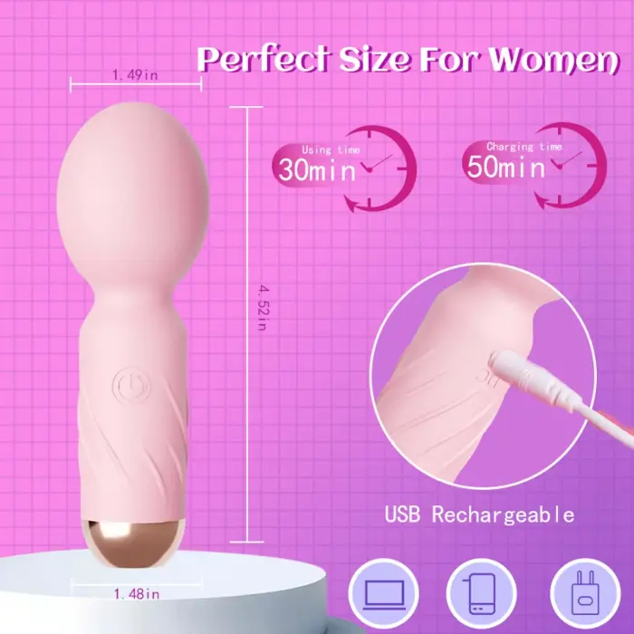 Cute Mini Wand – rozā Foto 14