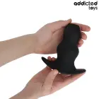 Addicted Toys XL Hollow Silicone Plug – 13.9 cm – Black — Photo 6