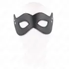 KINK Leatherette Mask with Rivets Model 1 – Black – 26x8 cm — Photo 3