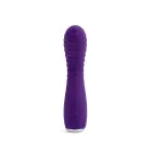 Lola elastīgs sildošais vibrators – 18 cm (7″) – violets Foto 5