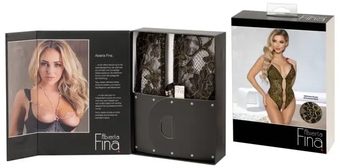 Abierta Fina mežģīņu bodijs – melns – S Foto 24