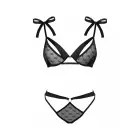 Obsessivia 2-daļīgs apakšveļas komplekts – melns – S — Foto 5