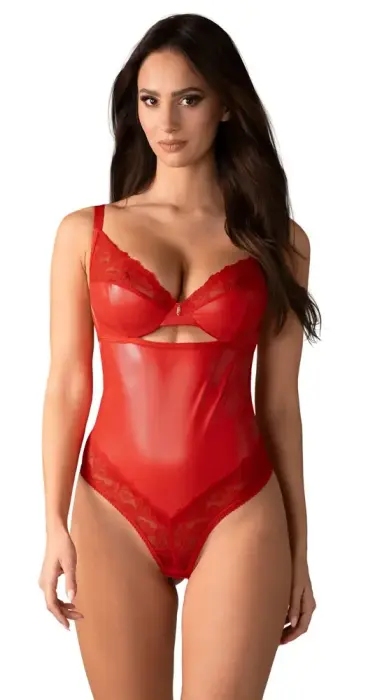 Obsessive Aliosa Bodysuit – Red – S/M