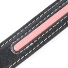 Sevanda Love Heart Butterfly Faux Leather Collar with Leash – Black/Pink — Photo 7