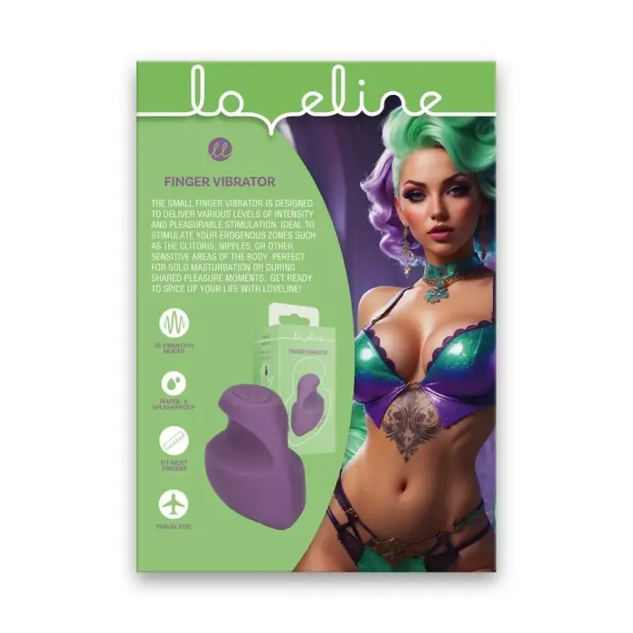 Loving Joy LOVE114PUR – kompakts masturbators – maiga virsma – violets