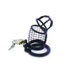 Chastity Cage Squares – Black — Photo 4