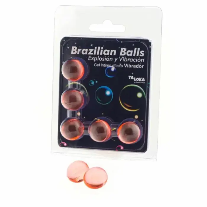 Taloka Brazilian Balls massage gel capsules – vibrating effect – 5 pcs