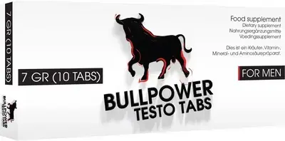 Bull Power Testo Tabs натуральные пищевые добавки – 30 шт.