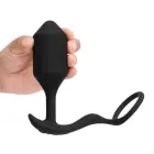 b-Vibe Snug & Tug XL Vibrating Silicone Ring & Weighted Plug Set – XL — Photo 4