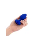 B-Vibe вибрирующая анальная пробка с камнем L/XL – Синяя — Фото 6
