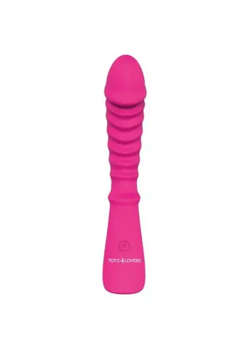 Toyz4Lovers Elys Roundish Plot Real Wave vibrators – 18 cm (7″) – rozā Foto 5