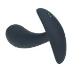 Vibrējošs silikona prostatas stimulējošs anālais spraudnis – M – 15 cm (5.9″) – Melns — Foto 6