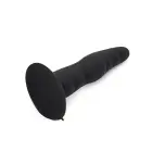Silikona dildo ar piesūcekni – 20 cm (8″) – Melns — Foto 5