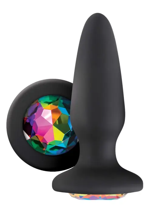 Glams Gem anālais spraudnis – Melns