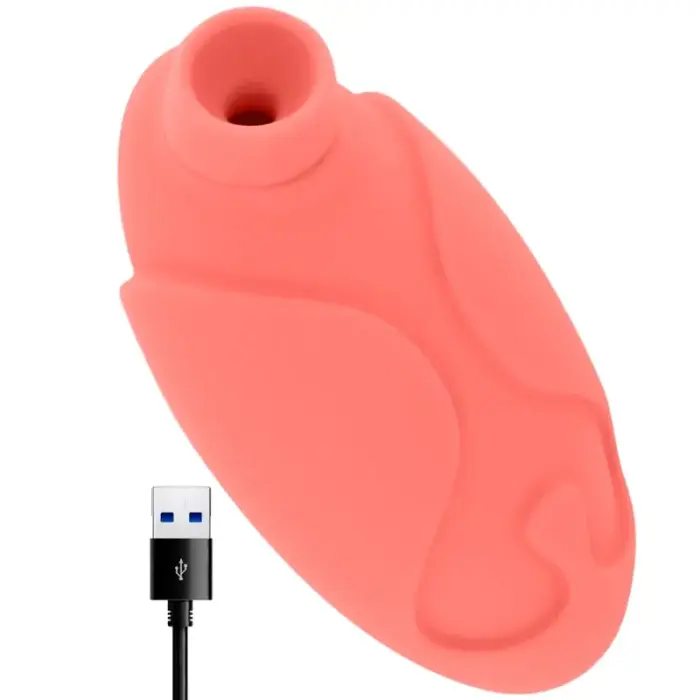 OHMAMA Coral Wave Intimate Massager – 10 cm (3.9″) – Orange