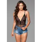 Such a Catch Denim Shorts with Mesh Panels – Black – M — Photo 4