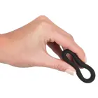 Black Velvets Cock Ring – 3.8 cm – Black — Photo 4