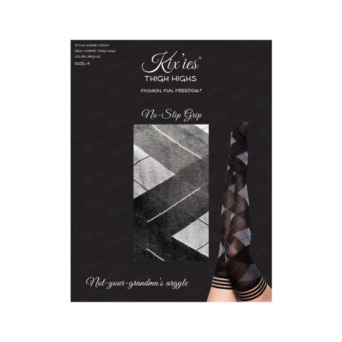 Kix'ies Kimmie Thigh High Stockings – Black – C
