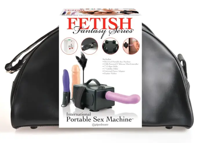 Fetish Fantasy Series Portable Sex Machine Set – multi-speed