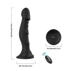 Optimus Black dildo – 18.5 cm – Melns Foto 8