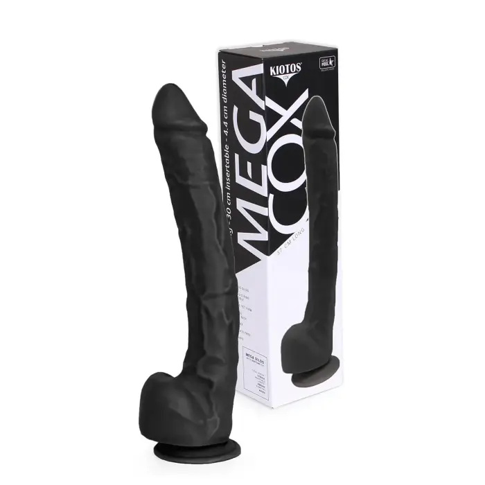 Kiotos Cox MEGA Black dildo – 37 cm (14.5″)