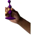 ROMP Amp – mažas analinių karoliukų grandinėlė – 12 cm (4.7″) – Violetinė Photo