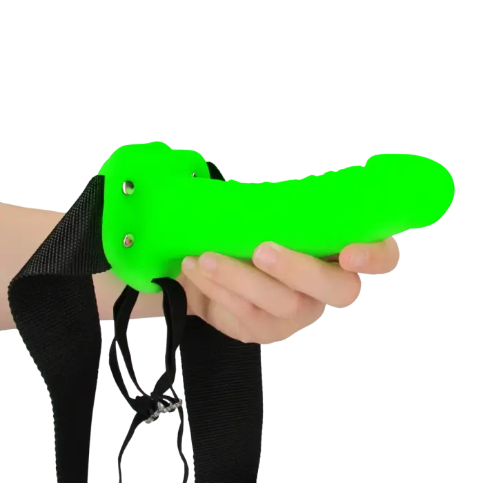 Ouch! Realistisks strap-on komplekts – spīd tumsā Foto 4