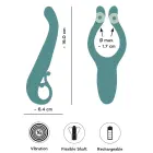 The Magician Multi vibrators – 16 cm – rozā Foto 11