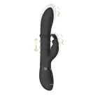 VIVE Halo Ring Rabbit dubultās stimulācijas ierīce – 22.6 cm (8.9″) – melns — Foto 1
